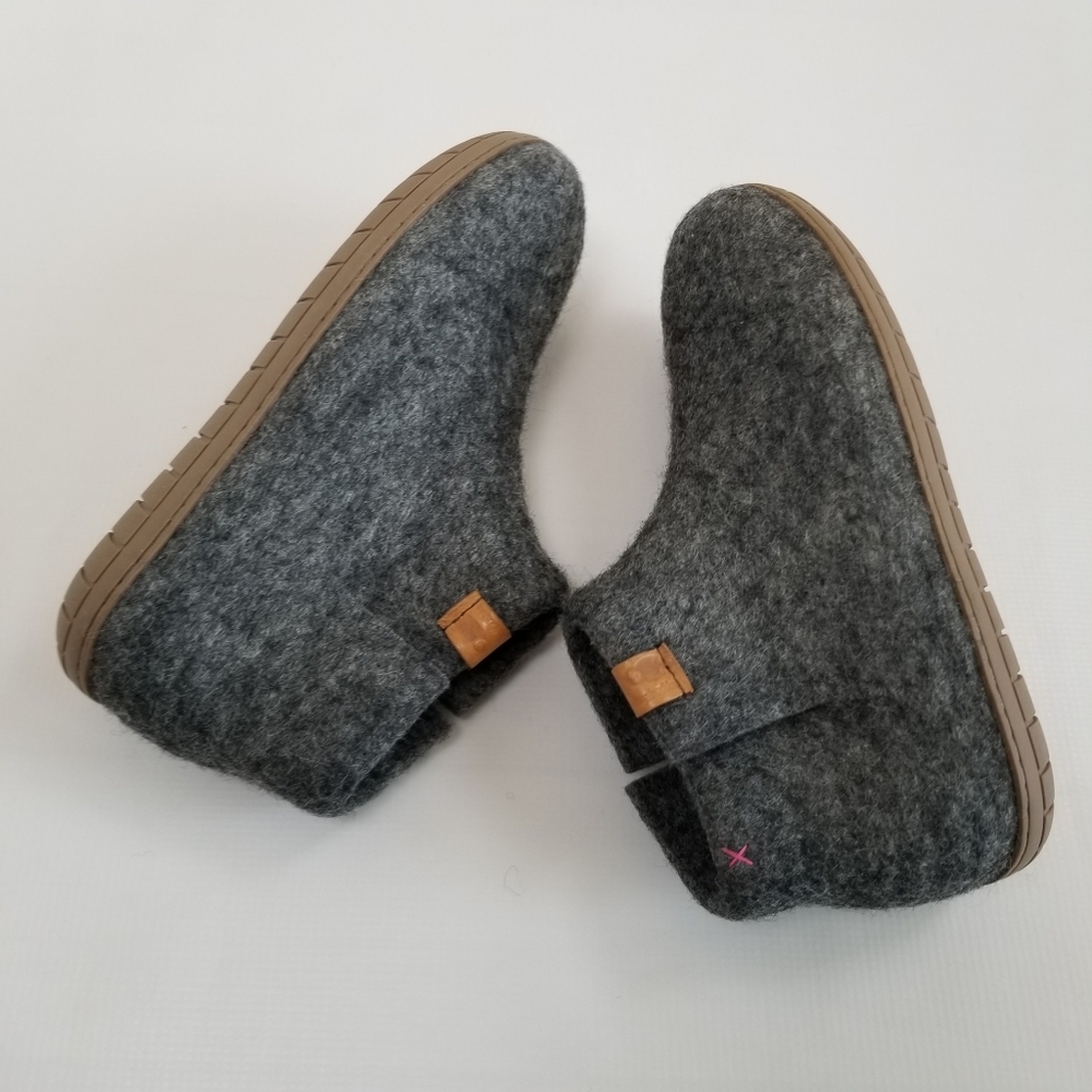Baabushka Felted Wool Bootie Slippers Indoor Outdoor Size 10.5 Women Near New - Picture 10 of 10
